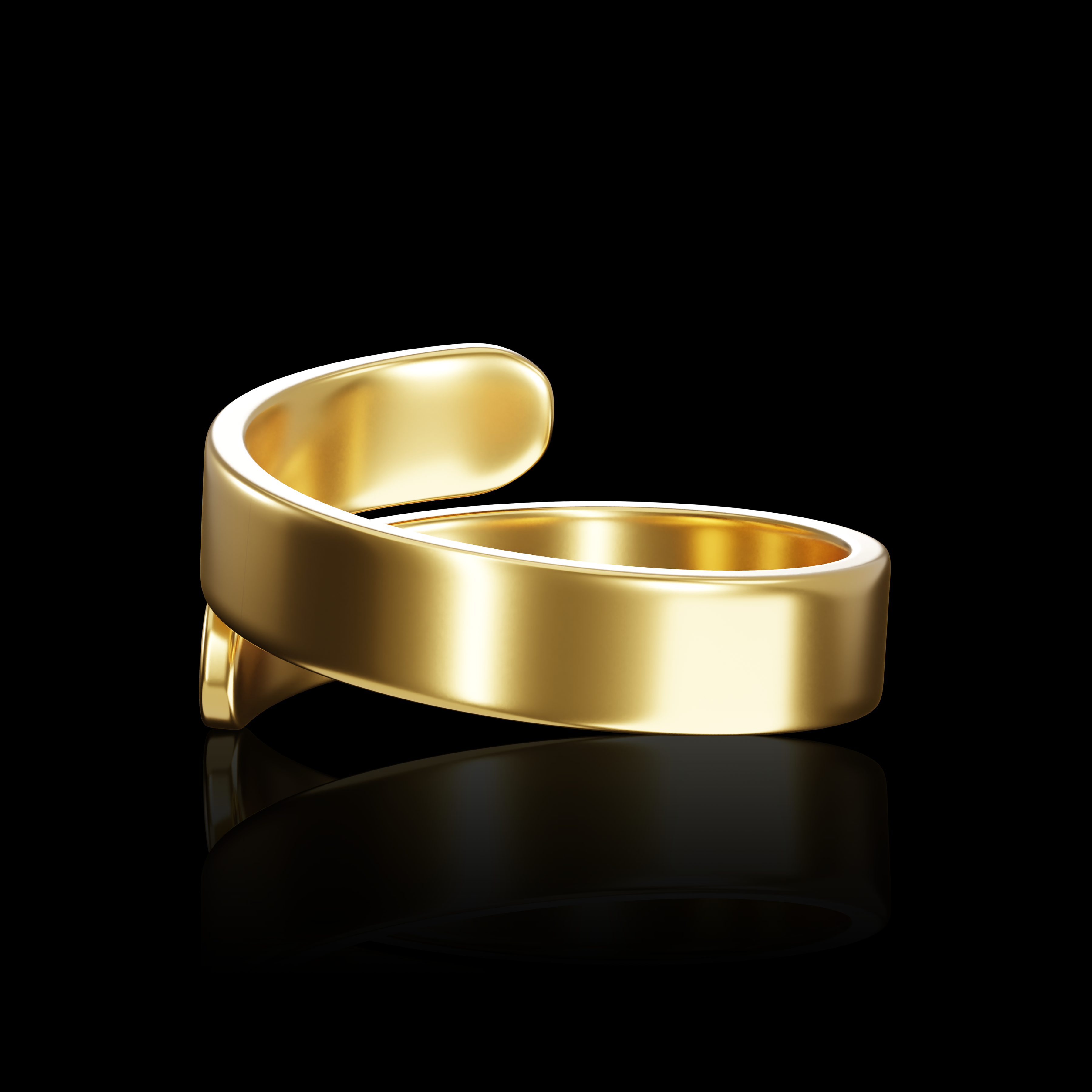 Personalised Wave Ring