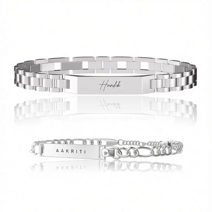 Personalised Serenity Couple Bracelets