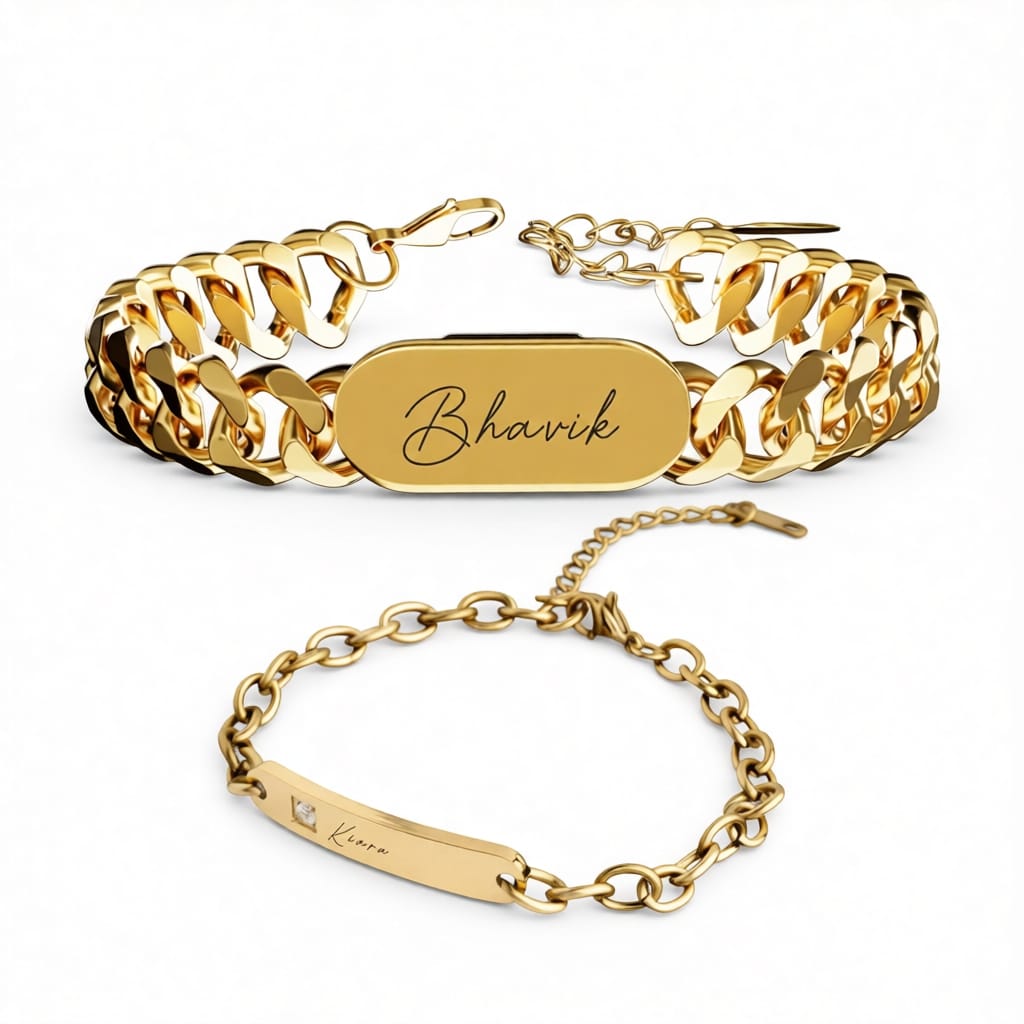 Personalised Zest Couple Bracelets