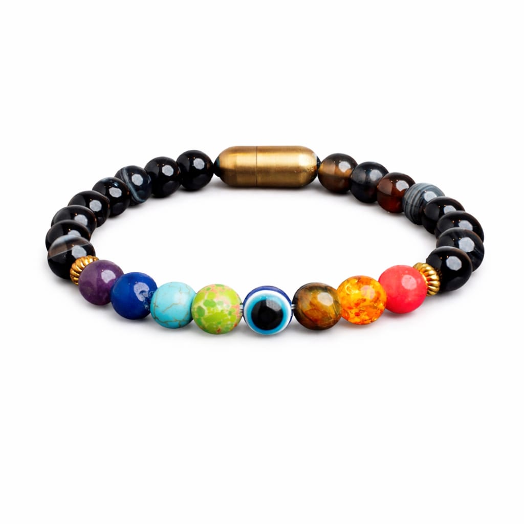 The Golden Eye 7 Chakra Bracelet