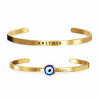 Personalised Evil Eye Couple Bracelets