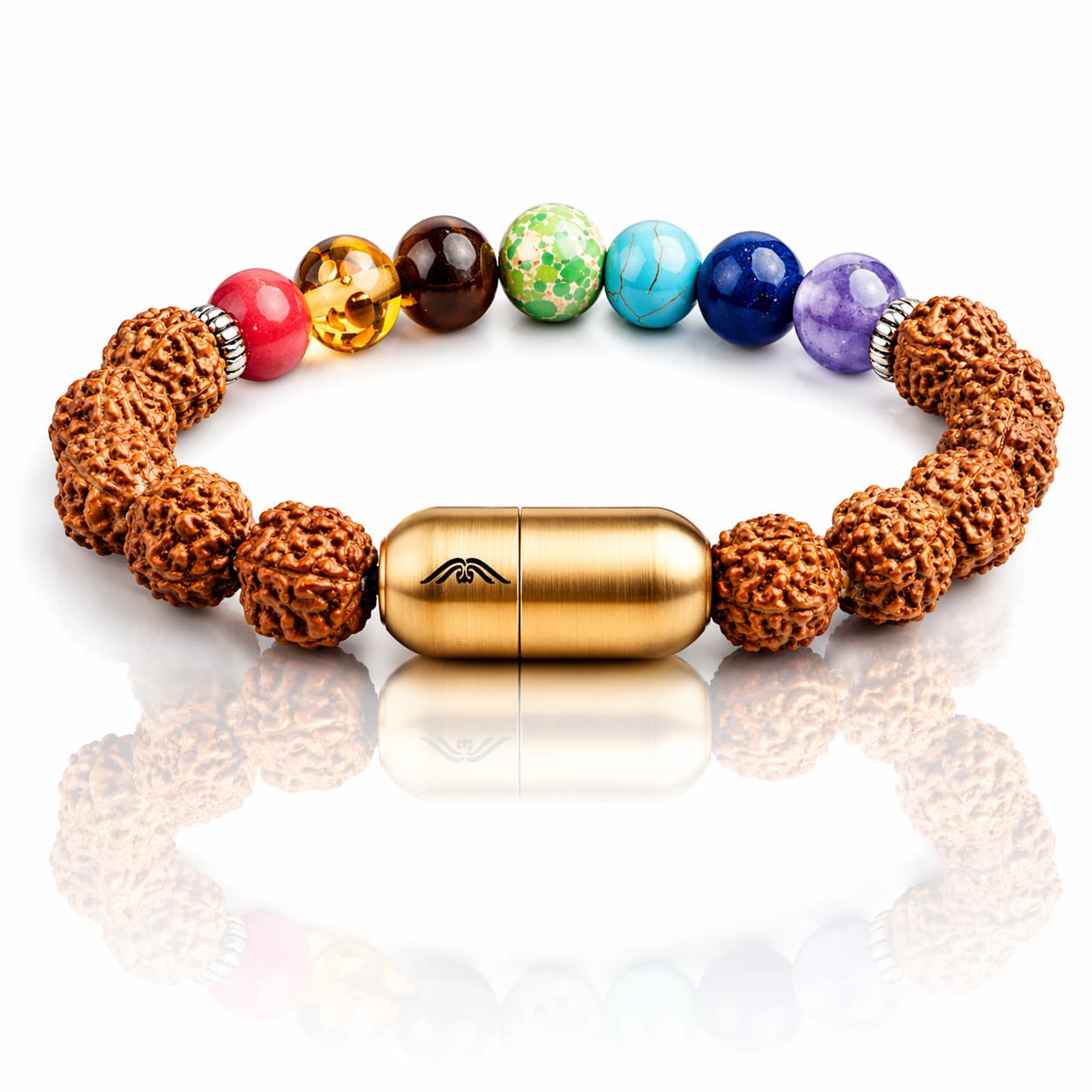 7 CHAKRA RUDRAKSHA BRACELET (PERSONALISED)