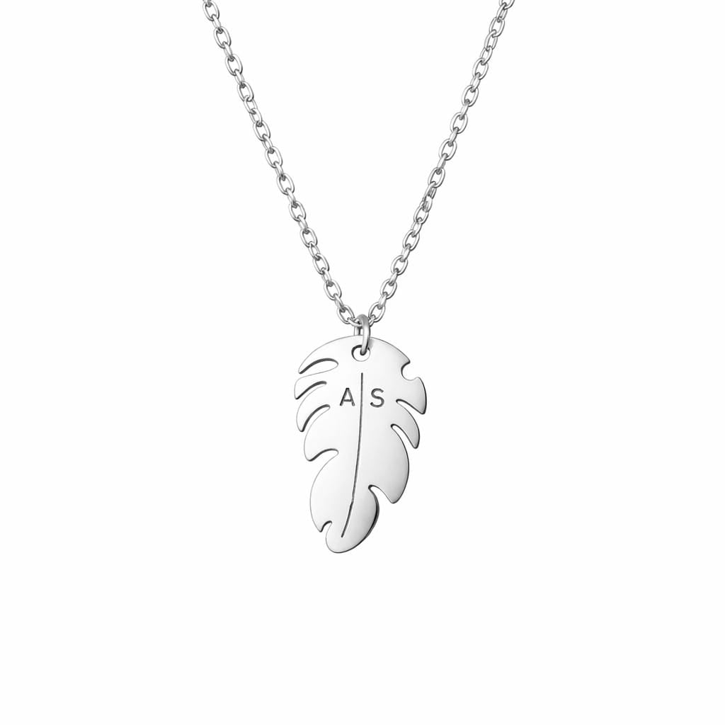 Personalised Leaf Pendant