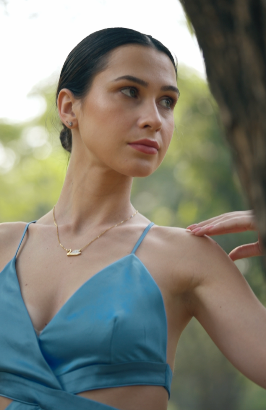 Personalised Swan Pendant