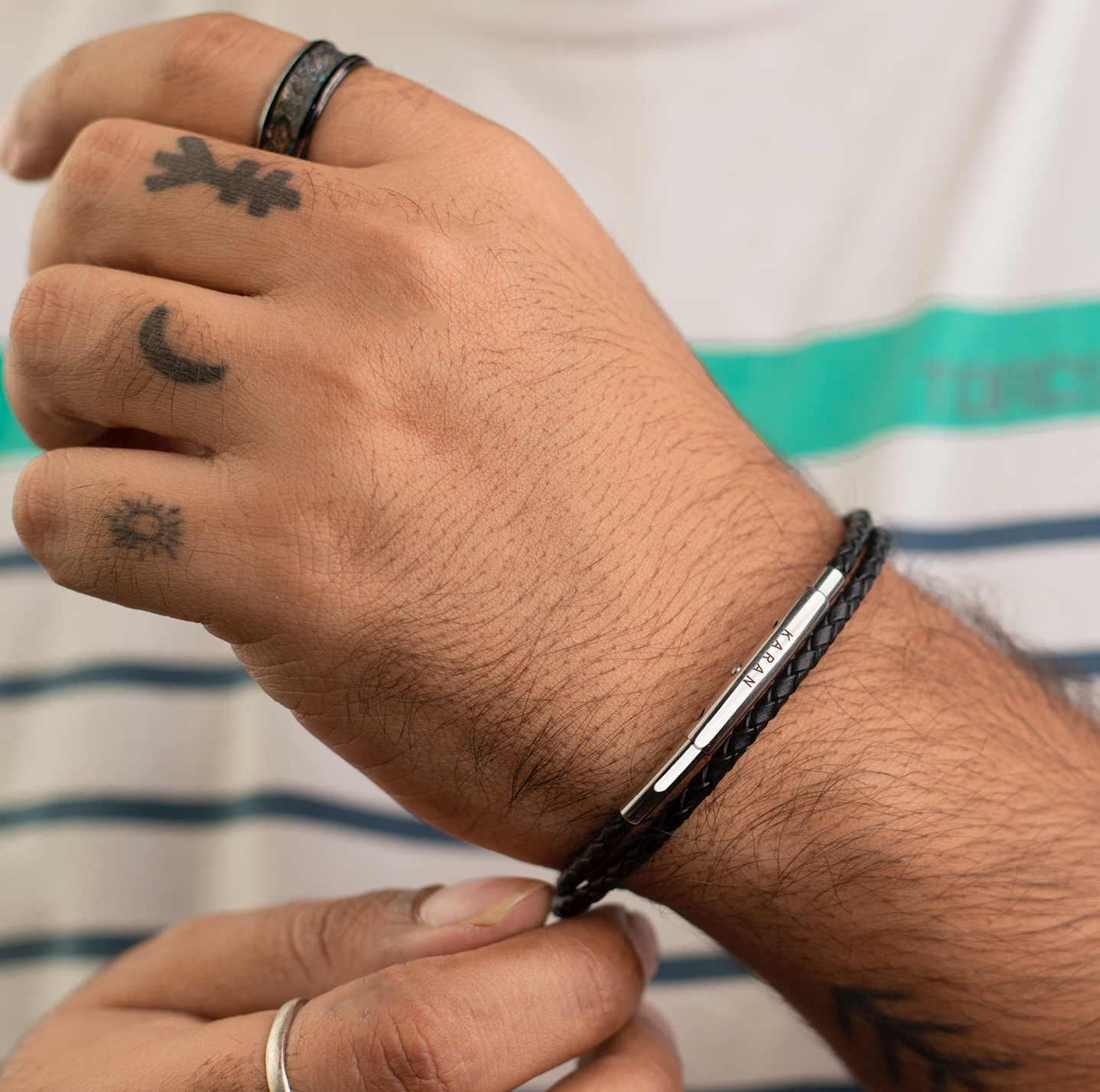 Personalised Duo Link Bracelet