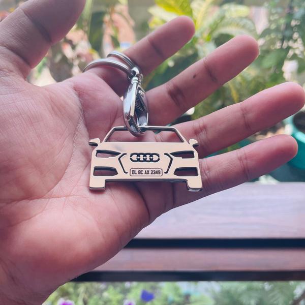 Audi Sedan Car Keychain