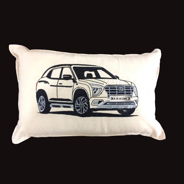 Personalised Number Plate Car Cushion Cover