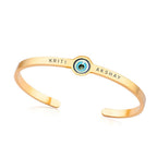 Personalised Evil Eye Bracelet