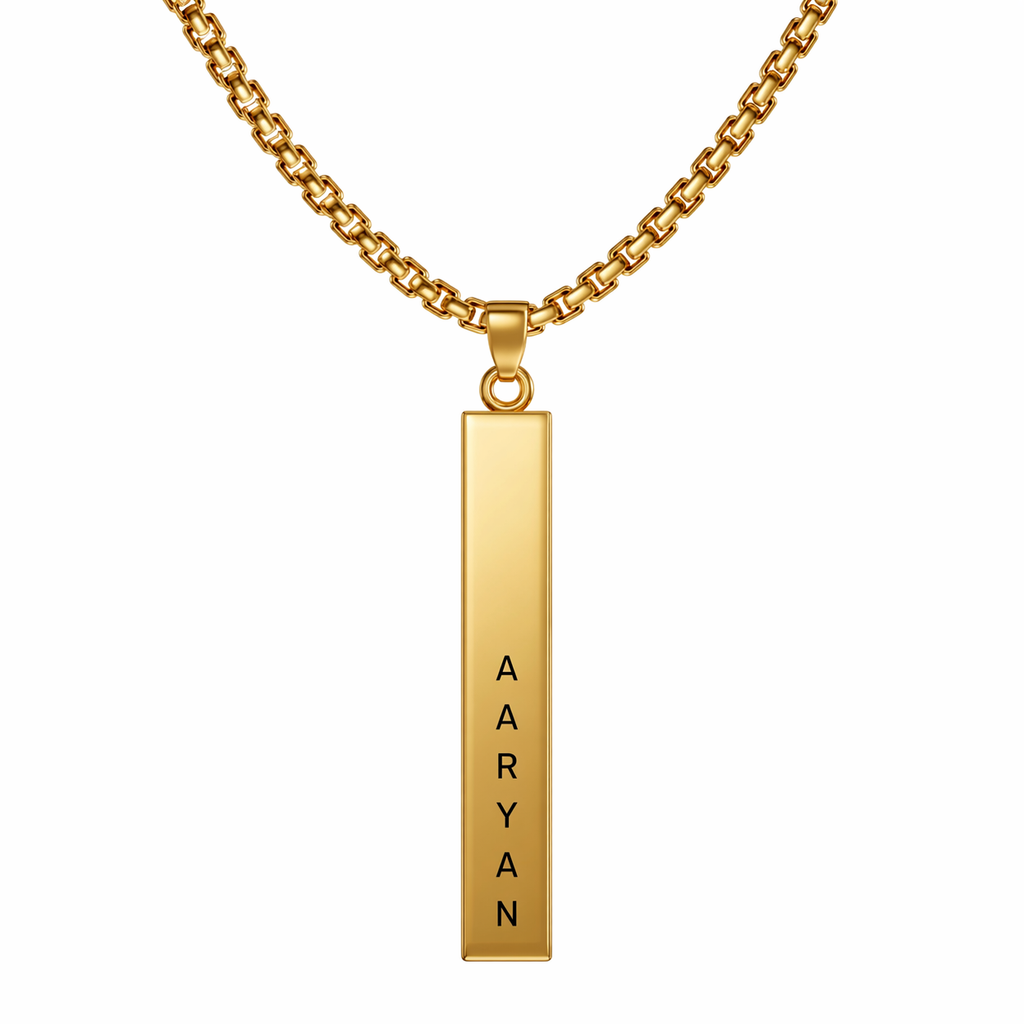 Personalised Cuboid Locket for Men