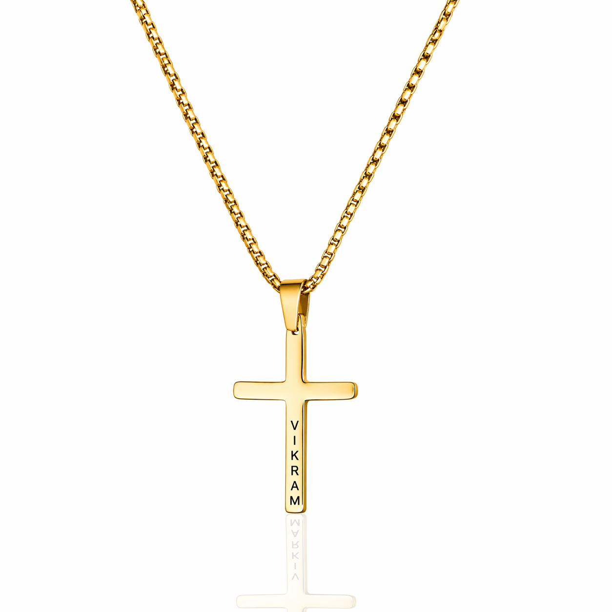 Personalised Cross Locket for Men