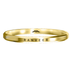 Personalised Classic Gold Kada
