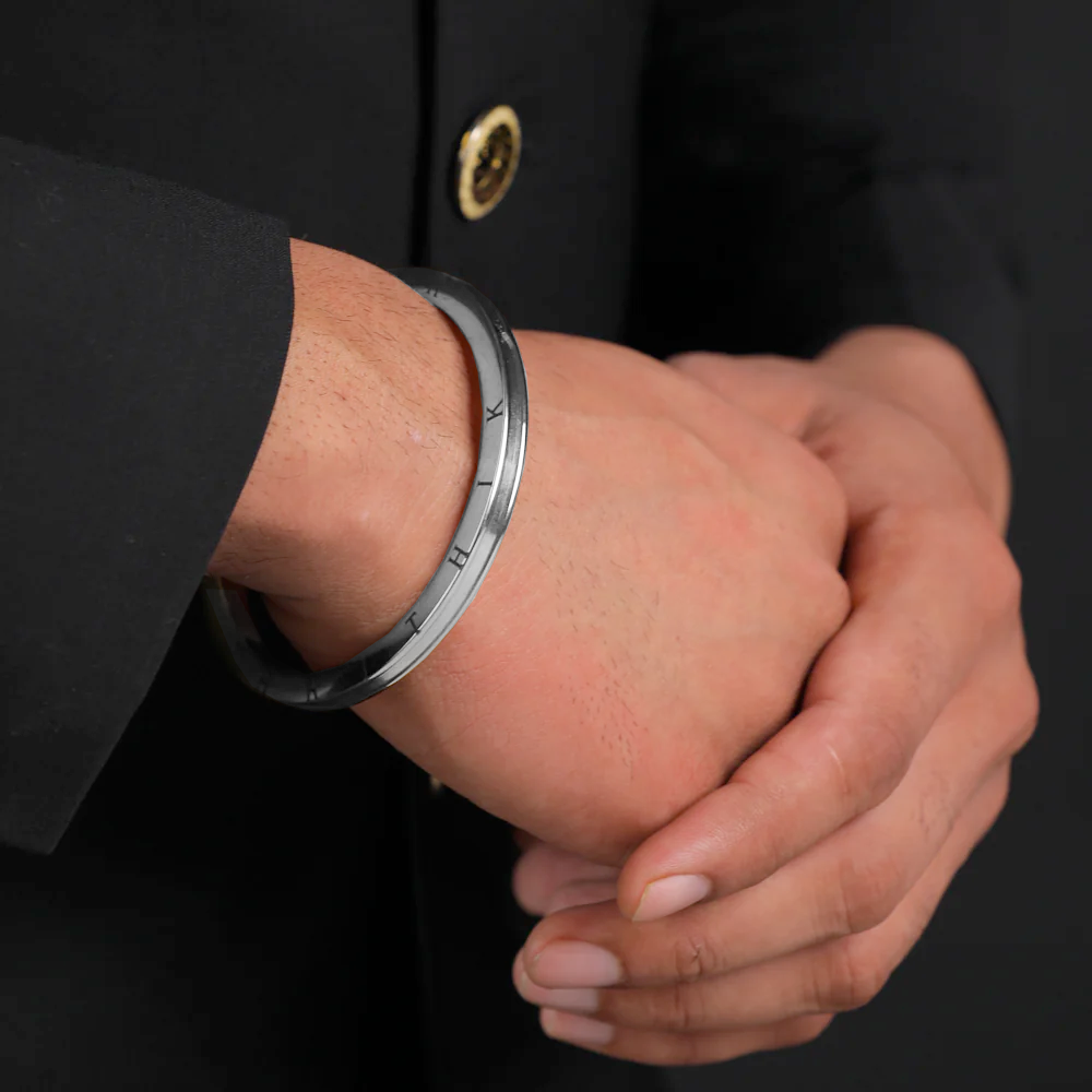 Personalised Shakti Silver Kada